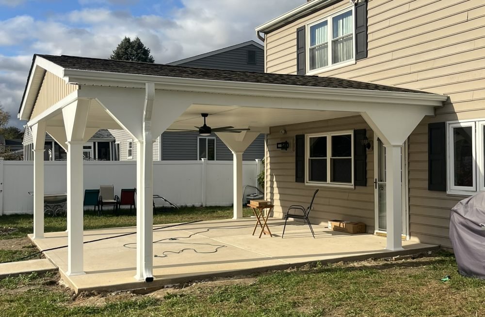 Custom Cabana and New Concrete Patio in Sewell, NJ