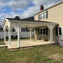 Custom Cabana and New Concrete Patio in Sewell, NJ