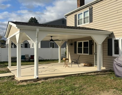 Custom Cabana and New Concrete Patio in Sewell, NJ